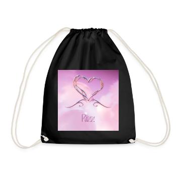 Rizz Y2k Pastel Purple - Turnbeutel - Schwarz - Vorne