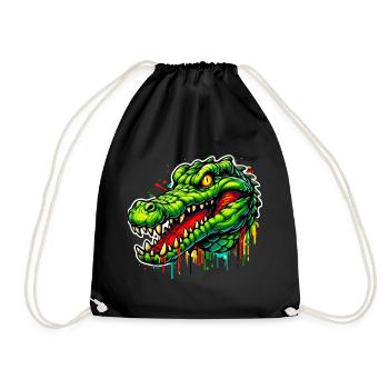 Crocodile - Sac de sport léger - noir - Devant