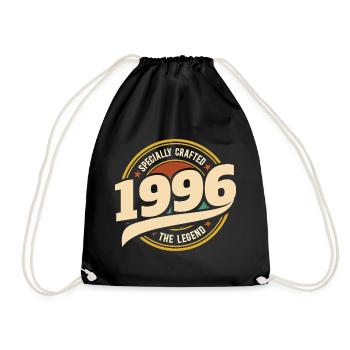 1996 Légende 30 Ans Anniversaire Homme - Sac de sport léger - noir - Devant