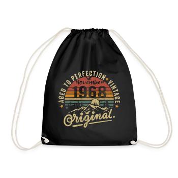Novembre 1968 Anniversaire Novembre 1968 - Sac de sport léger - noir - Devant