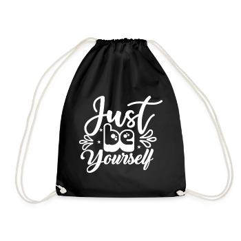 Just_Be_Yourself- - Sac de sport léger - noir - Devant
