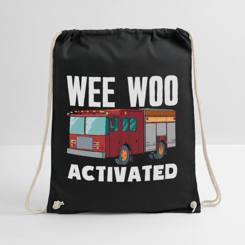 Wee Woo Squad Fire Tiny Feuerwehrmann Turnbeutel