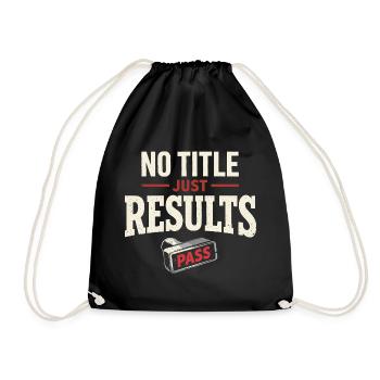 workers who are trained as welders and - Drawstring Bag - black - Front