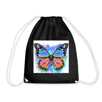 papillon - Sac de sport léger - noir - Devant