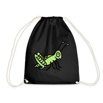 Grasshopper - Drawstring Bag - black - Front