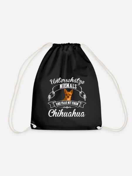 Chihuahua - Turnbeutel - Schwarz