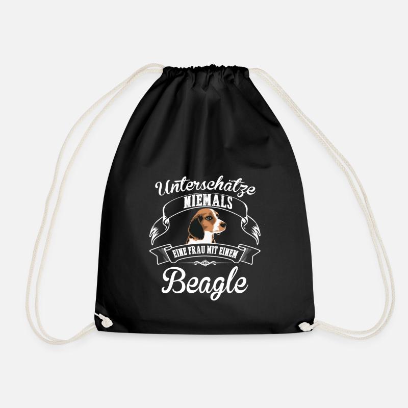 Beagle - Turnbeutel - Schwarz