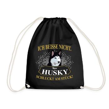 HUSKY - Turnbeutel - Schwarz - Vorne