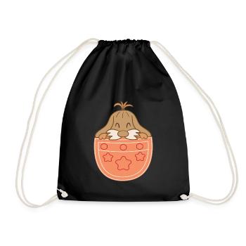 Pocket Dog - Chien de poche - Sac de sport léger - noir - Devant