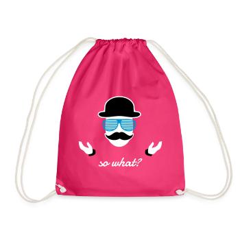 so what Sir - Turnbeutel - Fuchsia - Vorne