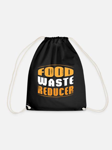 FOOD WASTE REDUCER - Drawstring Bag - black