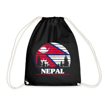 Nepal - Sac de sport léger - noir - Devant