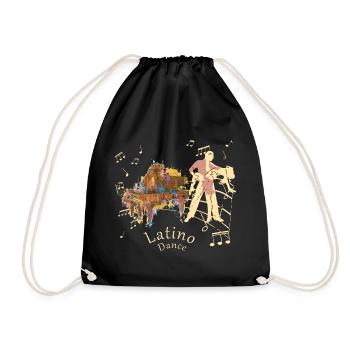 Danseuse latino - Sac de sport léger - noir - Devant