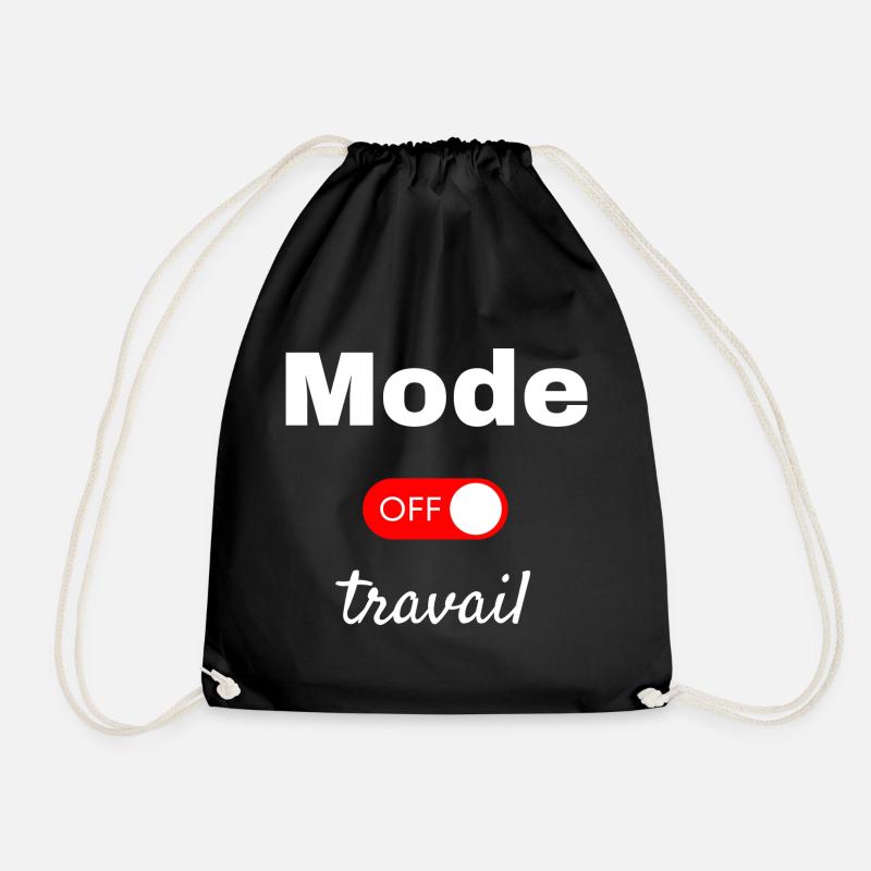 Mode travail off - Sac de sport léger - noir