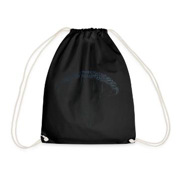 Paragliding Men's Paragliding - Drawstring Bag - black - Front