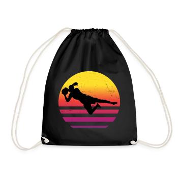 Goalkeeper Football Women Football Football Player - Drawstring Bag - black - Front