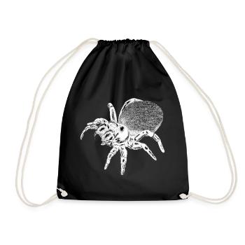 Spinnen Vibe Wild Nature - Turnbeutel - Schwarz - Vorne