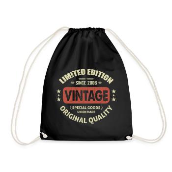 Vintage 2006 Cadeau D'anniversaire 2006 Retro 2006 - Sac de sport léger - noir - Devant