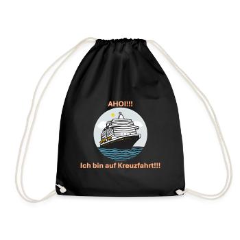 Kreuzfahrt - Turnbeutel - Schwarz - Vorne