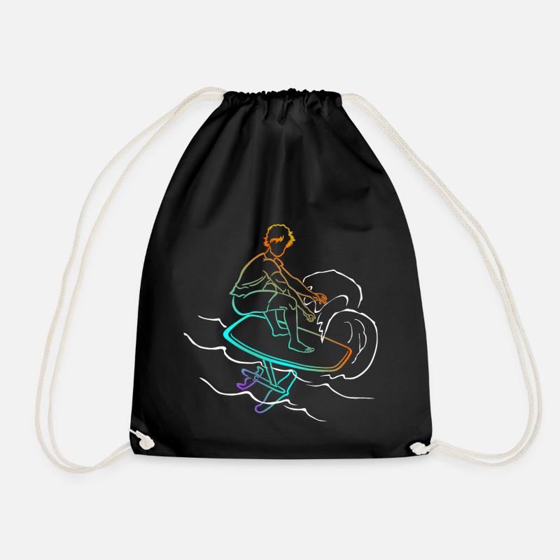 Foil Foiling Wing Sling Surf - Turnbeutel - Schwarz