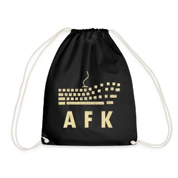 AFK - Jeu en attente - Sac de sport léger - noir - Devant