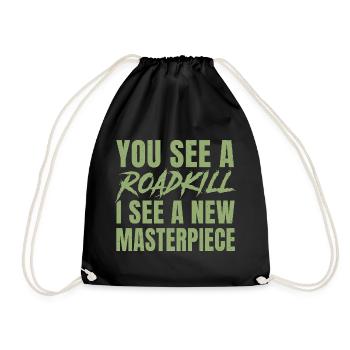 taxidermie pour la conception de taxidermistes - Sac de sport léger - noir - Devant