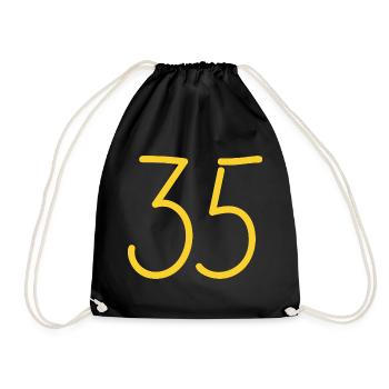 35 - Sac de sport léger - noir - Devant