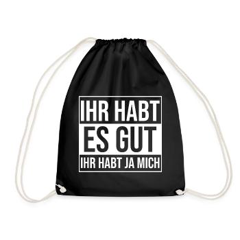 Tu as bien joué, tu m’as eu - Sac de sport léger - noir - Devant