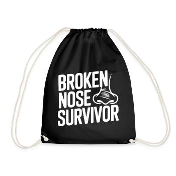 Survivant au Nez Cassé - Sac de sport léger - noir - Devant