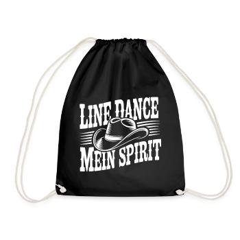Line Dance Cowboy Spirit - Sac de sport léger - noir - Devant