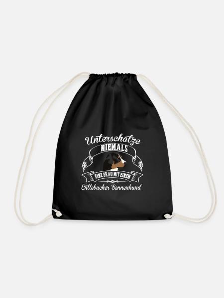 Entlebucher-Sennenhund - Turnbeutel - Schwarz