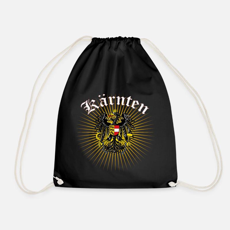 Kärnten - Turnbeutel - Schwarz