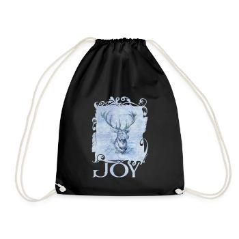 Joy to the world - Turnbeutel - Schwarz - Vorne