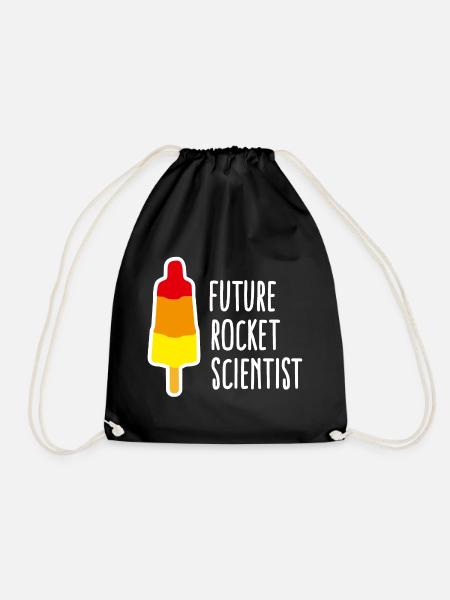 Future rocket scientist Eis Abschluss Rakete - Turnbeutel - Schwarz