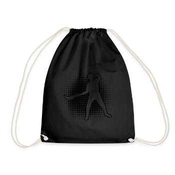 Jai Alai Pelota Women Pelota vasca Basque Pelota - Drawstring Bag - black - Front