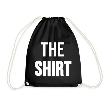 The ultimate shirt - Turnbeutel - Schwarz - Vorne