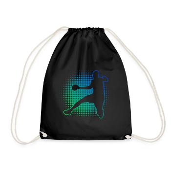 Handball masculin Joueurs de handball Jeux de handball - Sac de sport léger - noir - Devant
