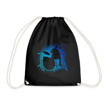 Percussionniste Homme Drum Kit Batteur - Sac de sport léger - noir - Devant