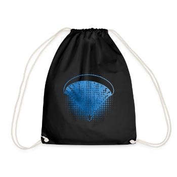 Paragliding Men's Paragliding Paraglider - Drawstring Bag - black - Front
