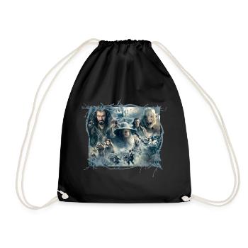 The Hobbit Battle Of The Five Armies Characters - Drawstring Bag - black - Front