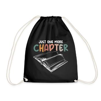 Chapitre de livre disant livre amour rétro icône vintage - Sac de sport léger - noir - Devant