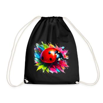 Coccinelle - Sac de sport léger - noir - Devant
