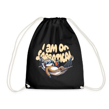 en congé sabbatique - Sac de sport léger - noir - Devant