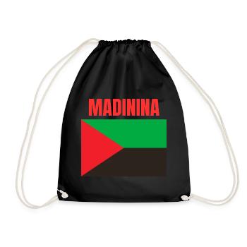 T-shirt Madinina drapeau Martinique - Sac de sport léger - noir - Devant