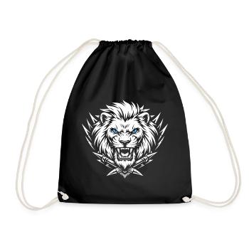 Lion Head Lion - Sac de sport léger - noir - Devant