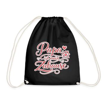 Papa est mon cadeau de maison Amour - Sac de sport léger - noir - Devant