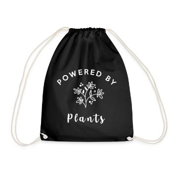Proud Plant Powered Vegan - Sac de sport léger - noir - Devant