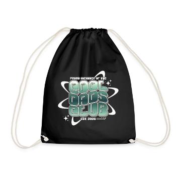 Cool Dads Club - Papa Vatertag Geschenk - Turnbeutel - Schwarz - Vorne