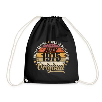 Anniversaire Mythique 1975 Cadeau Vintage 1975 - Sac de sport léger - noir - Devant