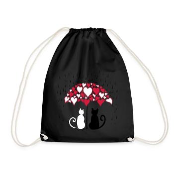 AD Lovely cats II - Sac de sport léger - noir - Devant